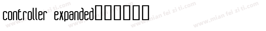 controller expanded字体转换